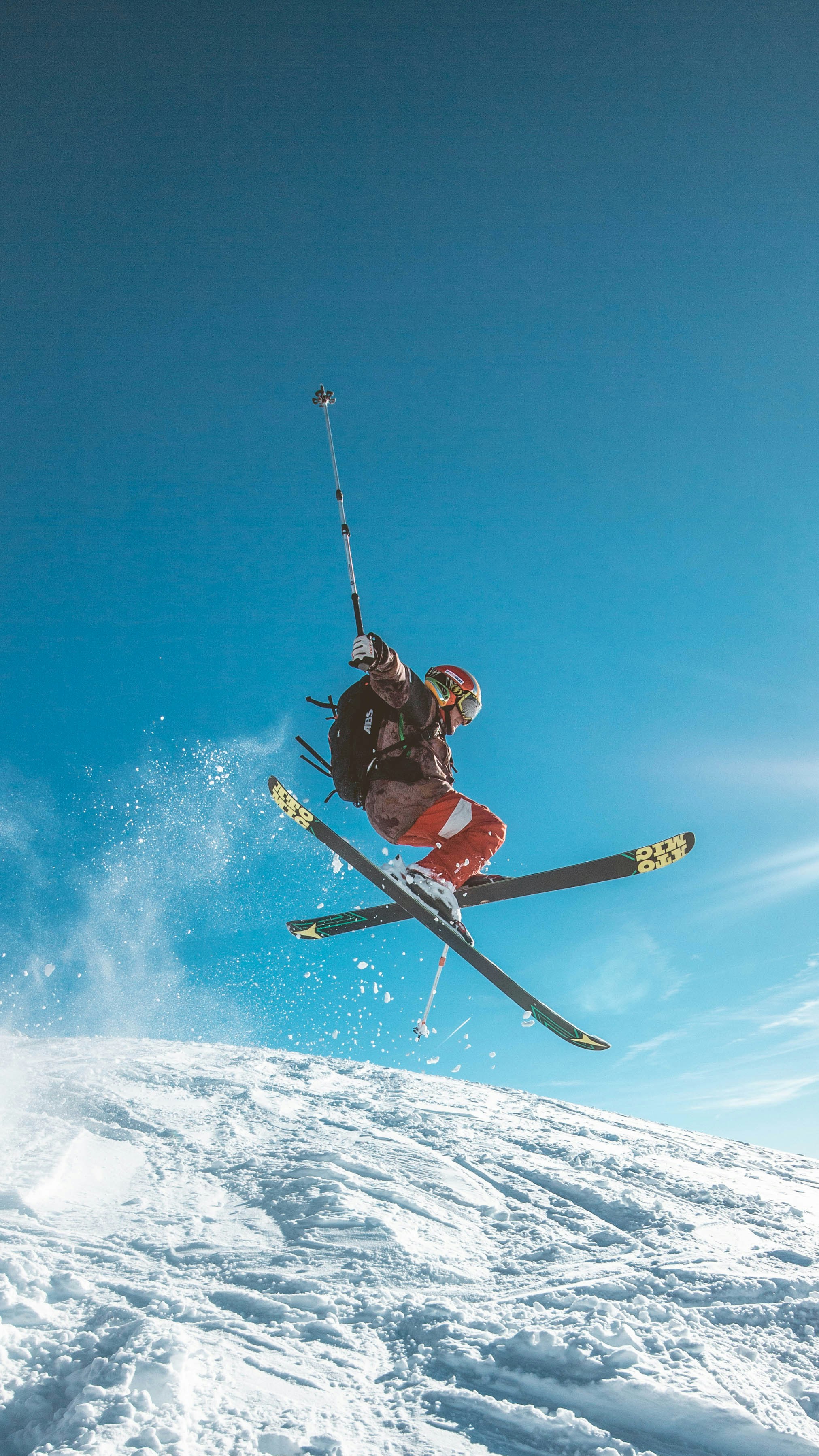 Powder skiing